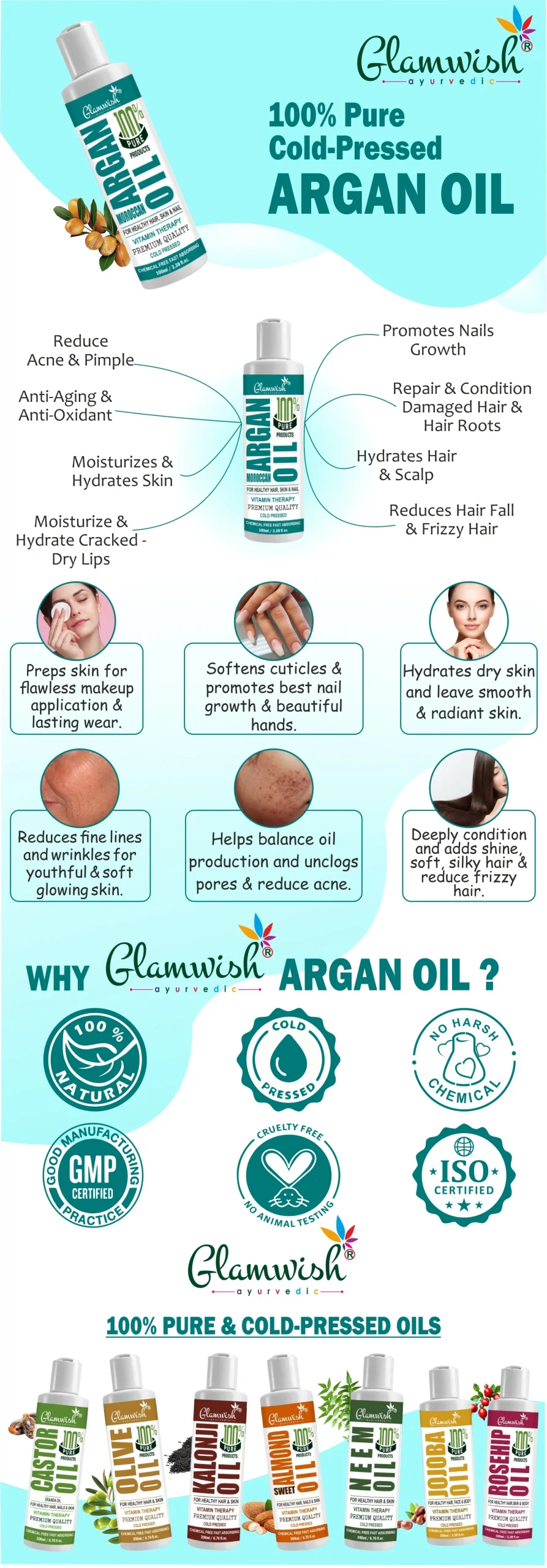 Glamwish argan oil