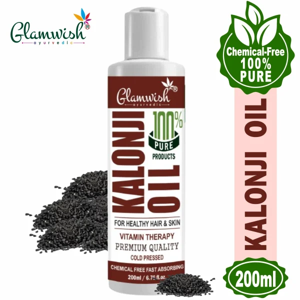 GLAMWISH 100% Pure Cold Pressed Kalonji Oil